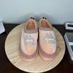 Kappa Authentic Mule 4 Peach Slip On Lightweight Shoes Slippers Womens Sz 8 NEW